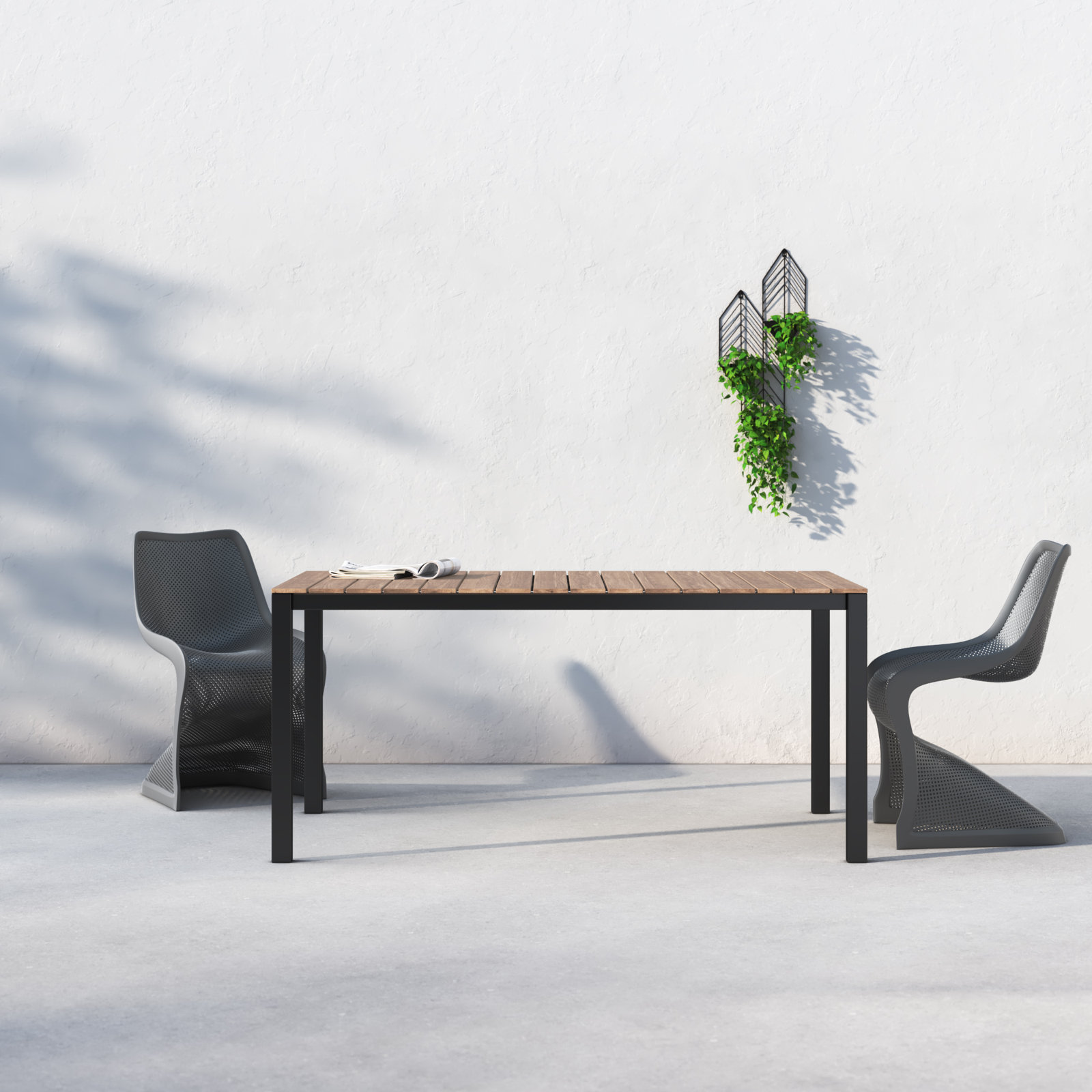 Sasha 63'' Extendable Outdoor Dining Table