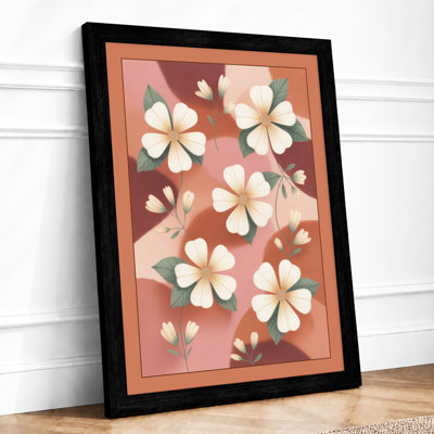 Scattered Blooms Botanical - Framed Print