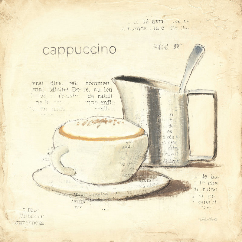 Parisian Coffee IV, H 12 po x l 12 po