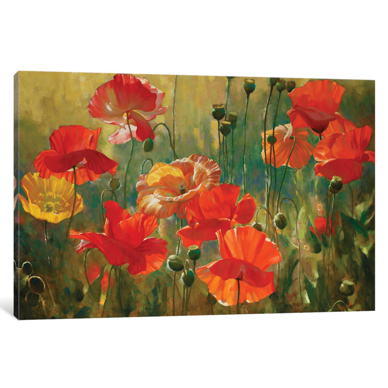 Champs dépilés, peinture sur toile tendue, H 8 po x l 12 po x P 0,75 po