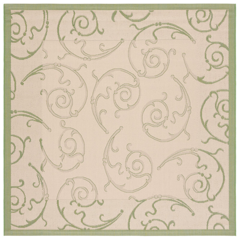 Tapis d'intérieur / extérieur Darryl-James, Carré 6 pi 7 po