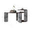 Table basse moderne avec ensemble de tables de bout-667623397