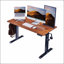 Bureau électrique debout à hauteur réglable avec bureau spacieux de 24 po x 48 po pour le bureau à domicile et une productivité accrue-129950591-129950588