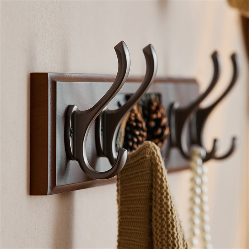 Double-Layer Wall-Mounted Coat Hook (Drilling Required)