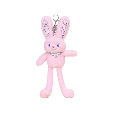 Bunny  31cm Pull The   Toy  Cute   Easter Plushs Rabbits Funny Plushs Toy Keychain Pendant For Birthdays And Holidays