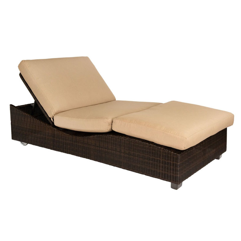 Montecito Outdoor Chaise Lounge, Augustine Gravel