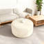 Repose-pieds rembourré rond-349846662