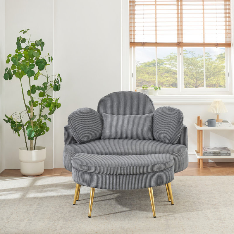 Chaise simple confortable, chaise simple douce et confortable, Gris