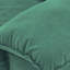 Canapé compact en velours vert 78,74 po - 2 places, rangement caché, peu encombrant-299123096