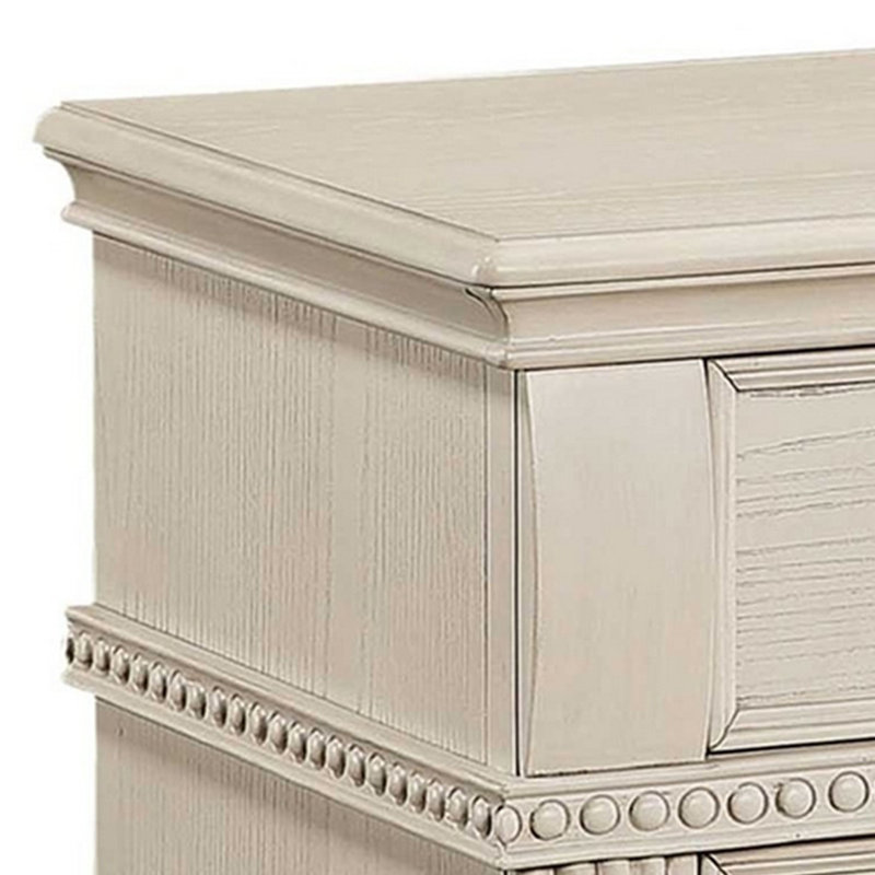 Table de chevet Althena, Blanc