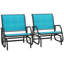 Ensemble de 2 fauteuils oscillants oscillants Outsunny Porch