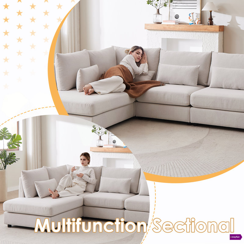 Nyerere 100.2" Upholstered LAF Sectional Sofa