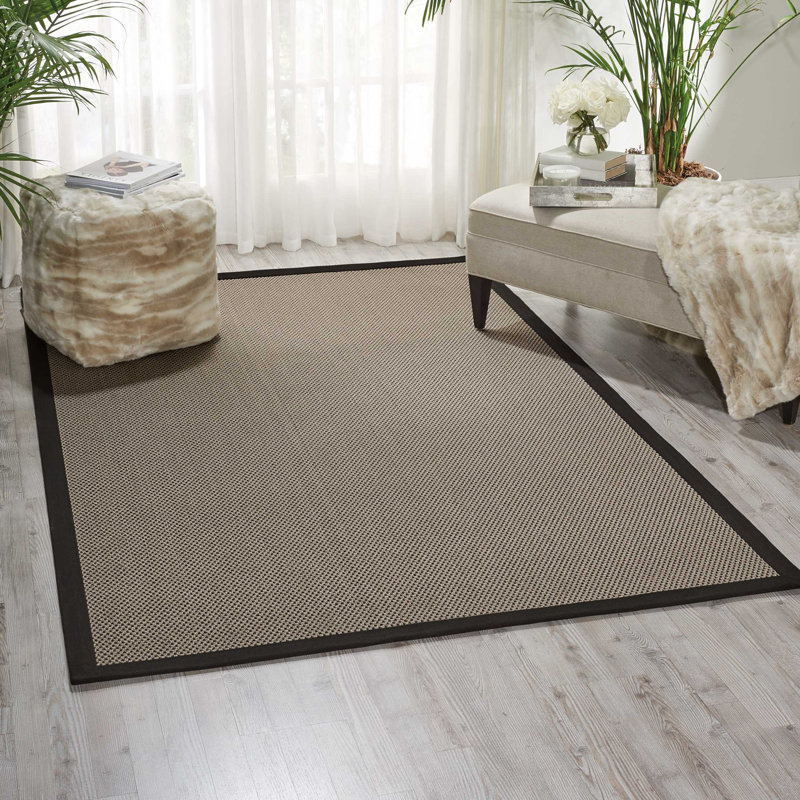Tapis intérieur / extérieur gris / brun Ampelia, Rectangle 12 pi x 15 pi
