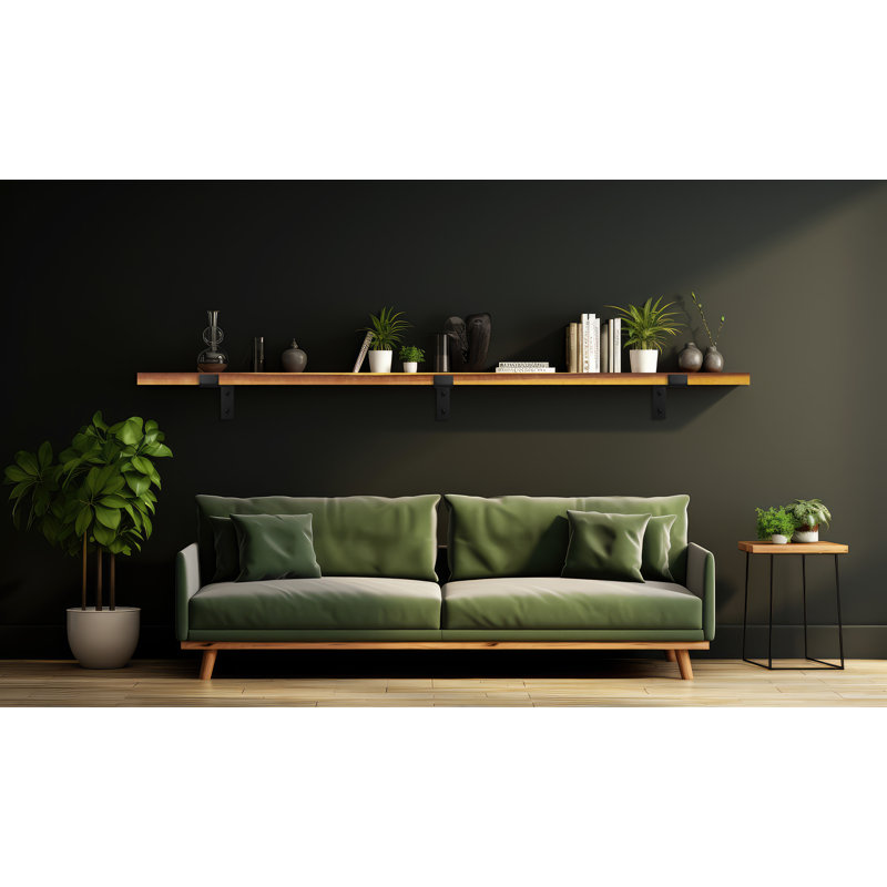 Tablette en peuplier Emerald Lee, Natural, 1" H x 18" W x 6" D
