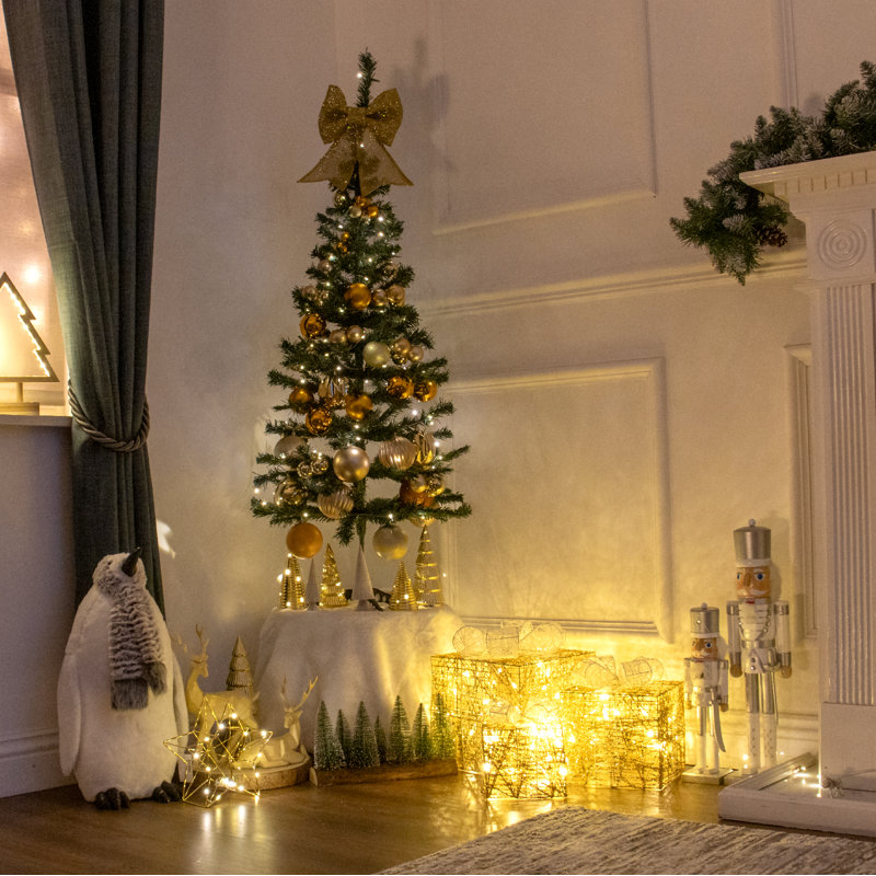 Artificial Christmas Tree, 4ft H x 3.15ft W x 3.15ft D