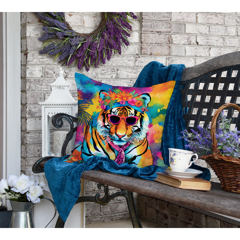 Coussin Hippie, H 18 po x l 18 po