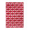 Hand Tufted Wool Geometric Area Rug in Coral/Rose
