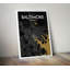 «Baltimore City Map», reproduction d'impression sur affiche en noir-24705044
