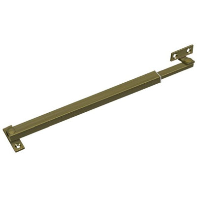 ADE54543FF31435A9FD90953D2272173 12" Friction Casement Adjuster; Antique Brass Finish