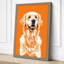 Golden Retriever Portrait Modern - Wrapped Canvas-499508416-499508426