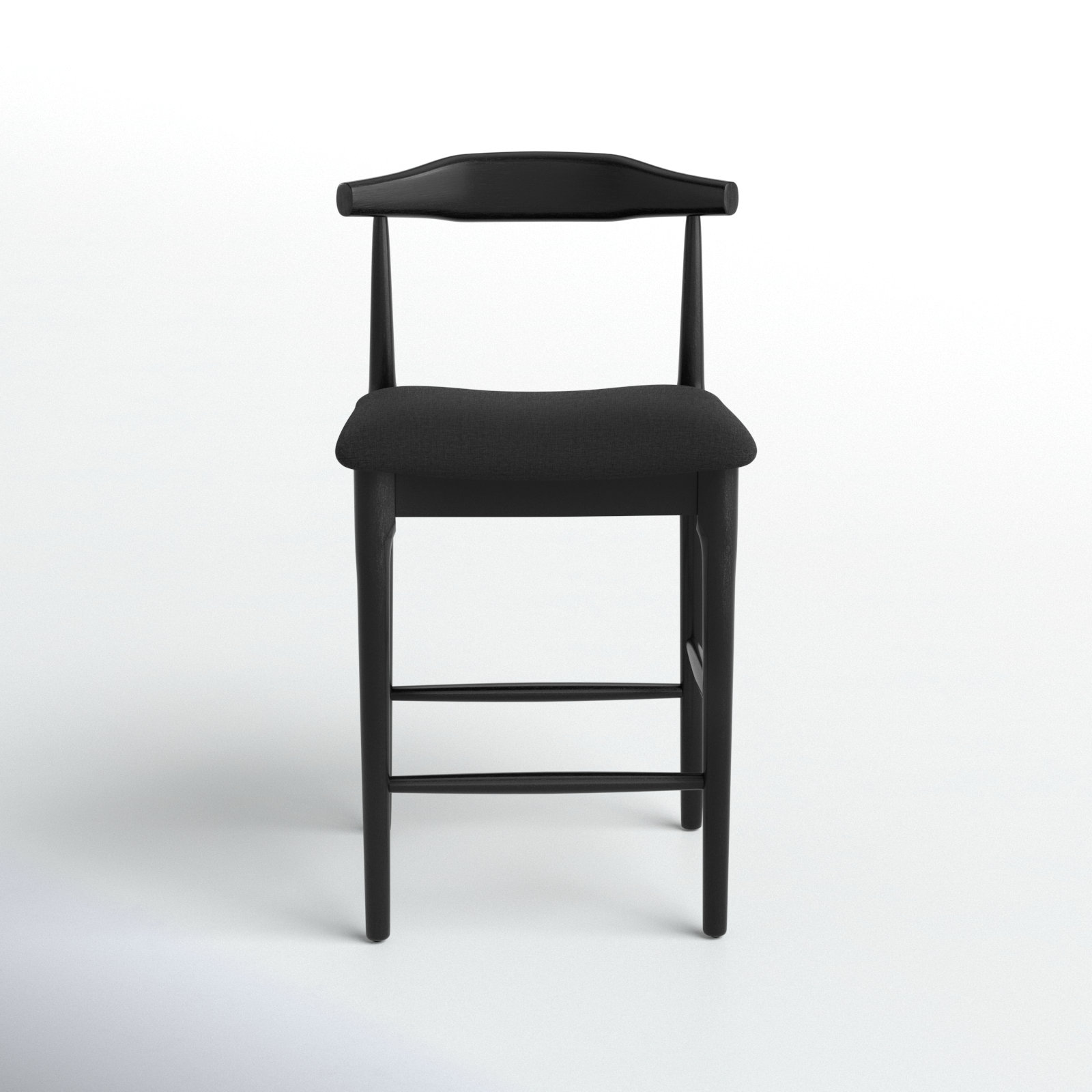 Hank Counter/Bar Stool, Black, Black, Counter Stool (25.67" Seat Height)