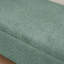 Banc de rangement ovale en tissu polaire-1439148038