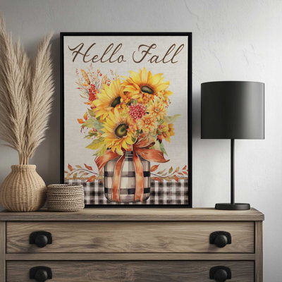 «Hello Fall Bouquet» par Nicole DeCamp, reproduction d'art