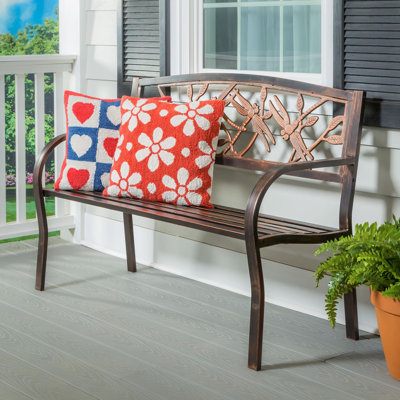 Banc de jardin en fer Arka Dragonfly