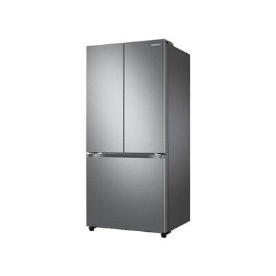 18 cu. ft. Smart Counter Depth 3-Door French Door Refrigerator -  Samsung, RF18A5101SR