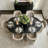 6 - Person Dining Table Sets With Extendable Table & 6 Upholstered Chenille Chairs-355819201