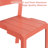Outdoor Patio Dining Chairs Set Of 4, Stackable Plastic/Resin Side Chair For Indoor Outdoor, 4 Pieces Bistro Chairs For Balcony, Garden, Backyard-1392571315