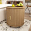 Ensemble de 2 tables de bout cylindriques avec stations de charge-131634143