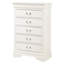 Commode Louisphillipe G02190-CH, blanche-2104635585