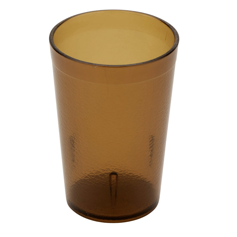 Gobelets de restaurant en plastique robustes, Ambre, Verre à vin