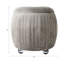 Sagebrook Home 19" Newry Black Velvet Storage Stool-1597195106