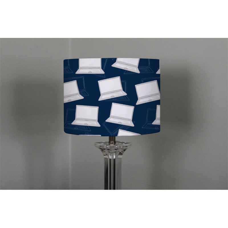 Drum Cotton Lamp Shade ( Screw On ), 25cm H x 40cm W x 40cm D