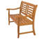 Sun Flair Wooden Bench