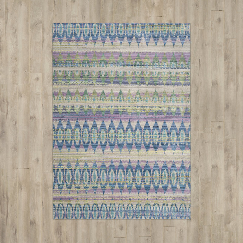 Kehlani Ikat Hand Woven Area Rug, Rectangle 122 x 183 cm