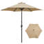 Parasol de marché de 9 pi avec bouton poussoir et manivelle Spirica-1249744536