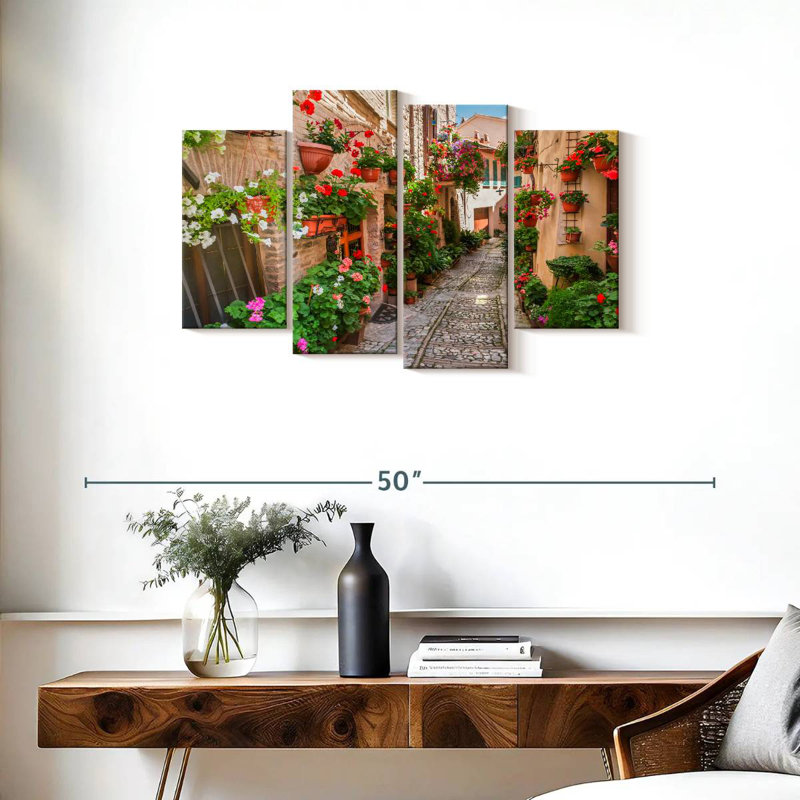 Marchelle Umbria, rue florale, H 22 po x l 36 po
