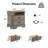 27" W Traditional 3-Drawer Nightstand / End Table, Solid Pine Wood, Fully Assembled, Antique Gray -1603762157