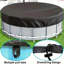 Couverture circulaire pour piscine hors-terre (y compris les pièces fixes)