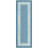 Ottohome Non-Slip Bordered Area Rug For Living Room, Hallway, Entryway Rug, Blue-1233561629