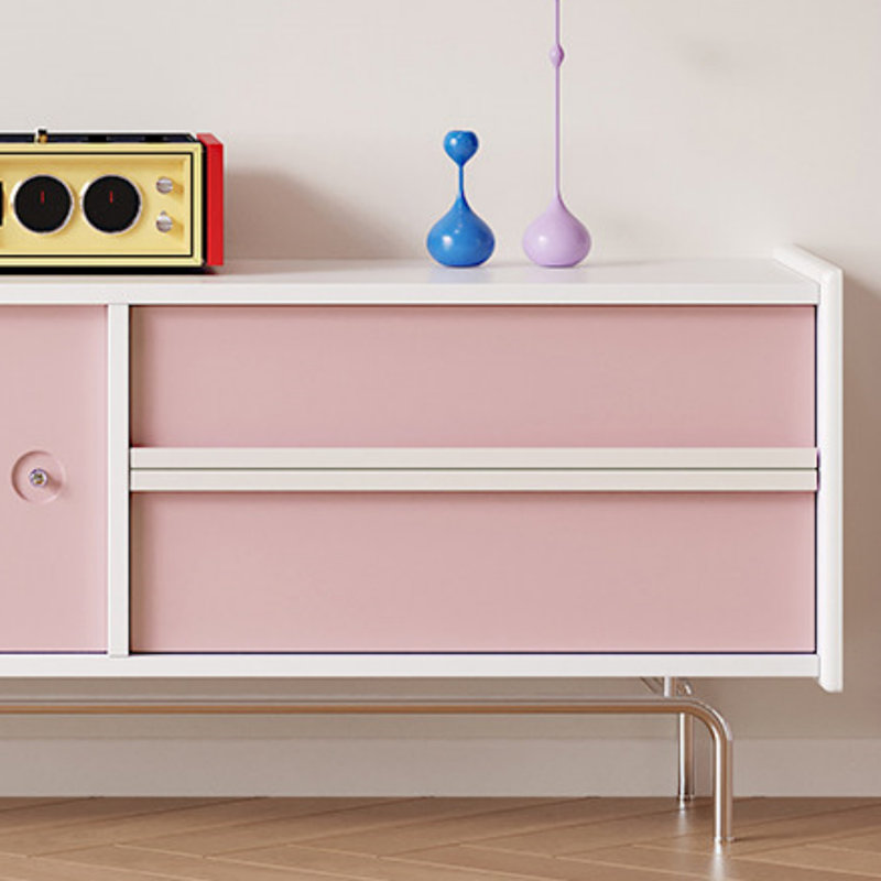 Meuble télé simple et créatif, H 22,44 po x L 78,74 po x l 15,75 po