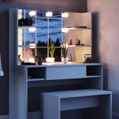 Mevlut Dressing Table with Mirror