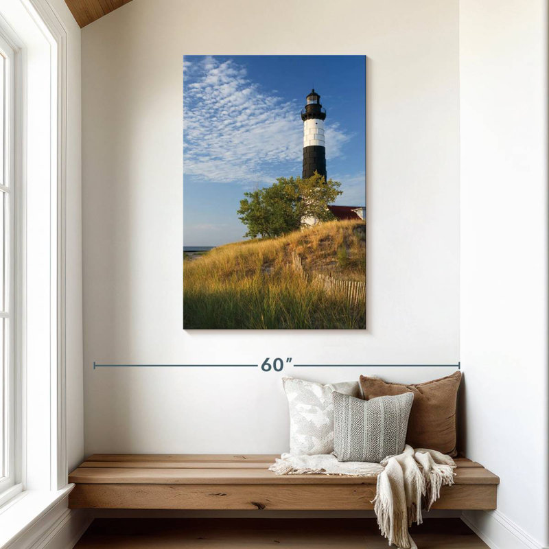 Phare Lilie Big Sable Point II, H 45 po x l 30 po