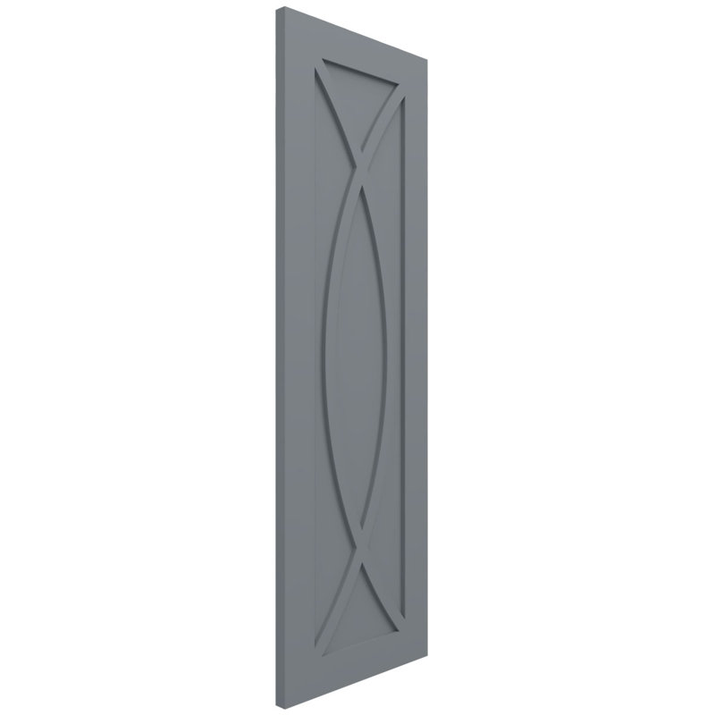 Volets de style moderne EnduraCore Composite Rosa, L 12 po, H 34 po, Déferlement de l'océan