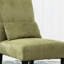 Fauteuil d'appoint sans accoudoirs en tissu chenille contemporain Pisano-832300181