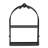Sophronia Two Tier Vintage Style Metal Wall Shelf