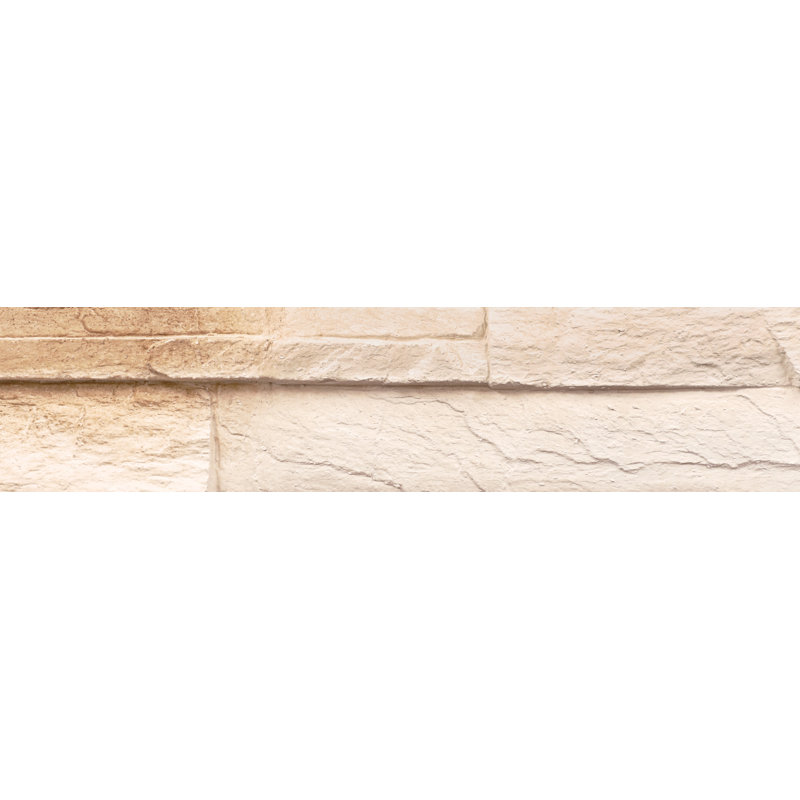 Carreau de mur de pierre empilé 4 po x 20 po